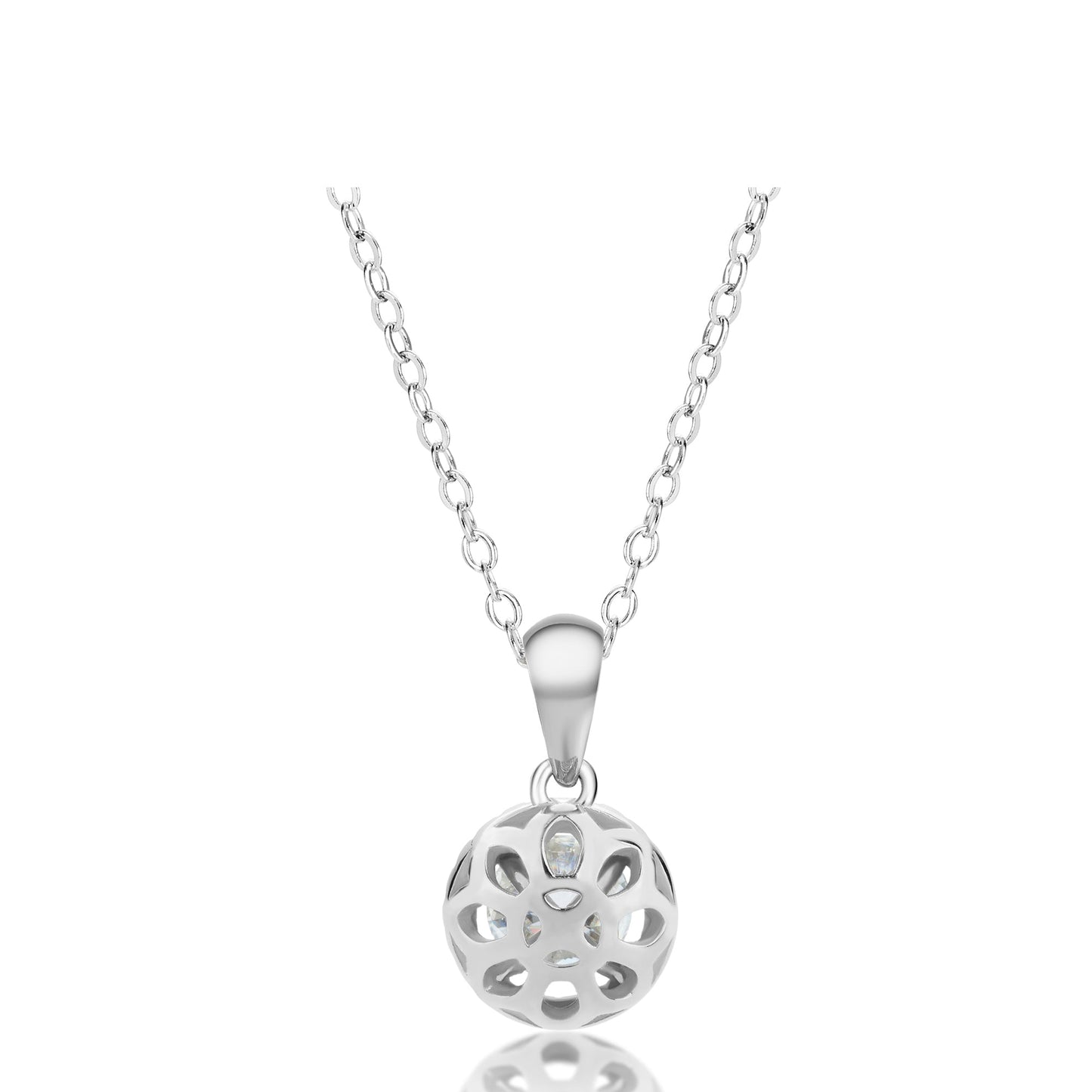 Halo of Brilliance – 925 Sterling Silver Moissanite Jewelry Set