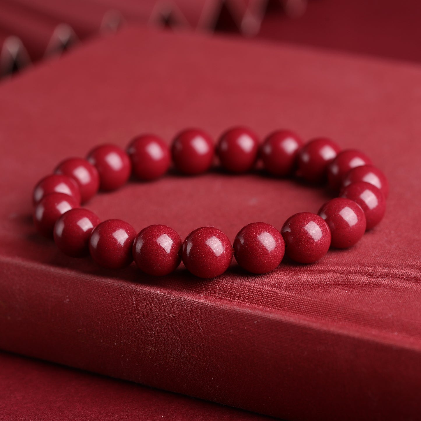 Minimalist Cinnabar Bracelet - Pure Elegance, Good Luck, and Energy Protection