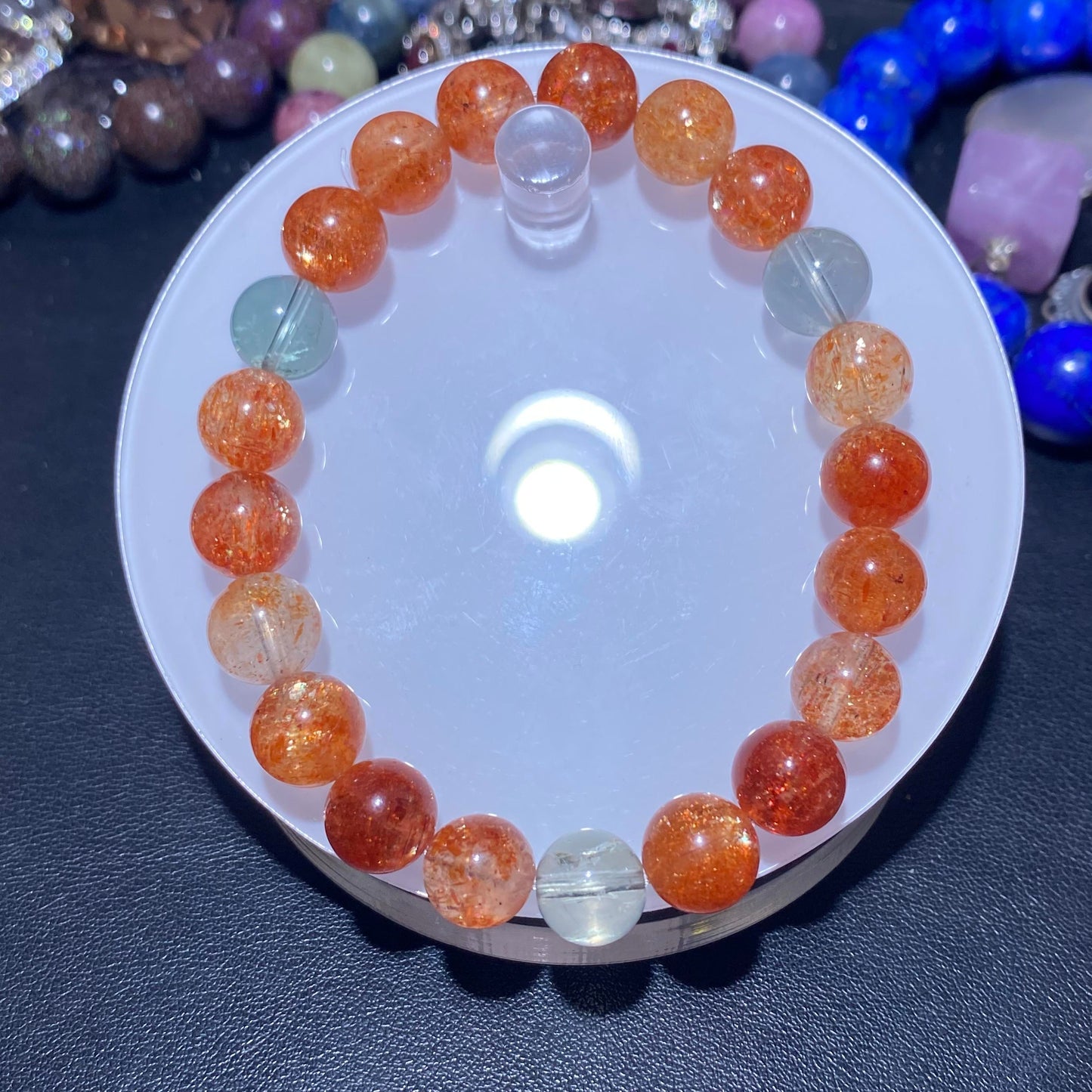 Arusha sunstone bracelet 8-9mm-Fashion or gift