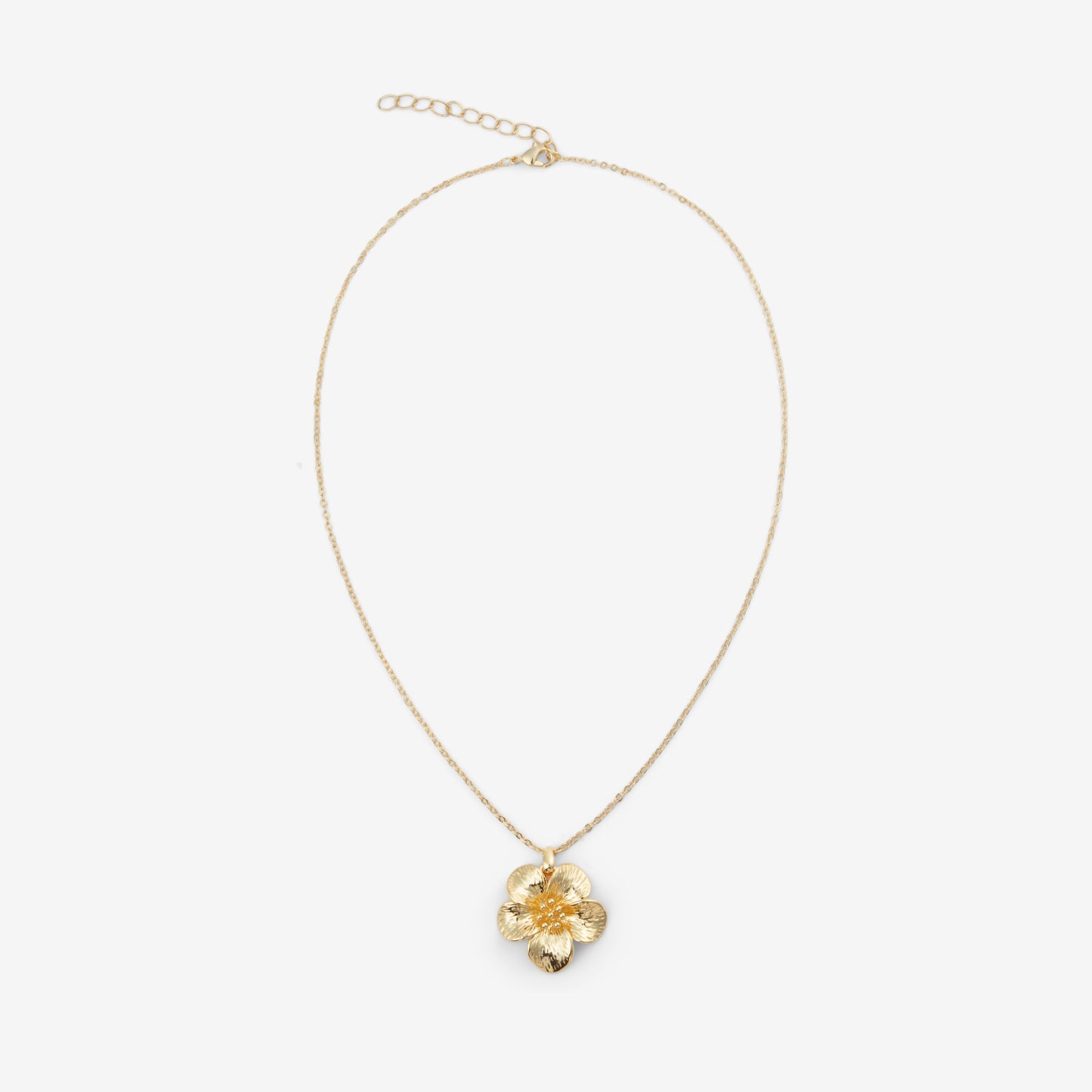 FLOWER NECKLACE Gold