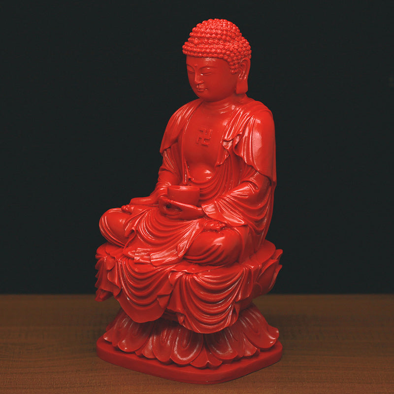 Custom Cinnabar Buddha Statue Sculptures – Handcrafted Spiritual Art with Elegance and Symbolism