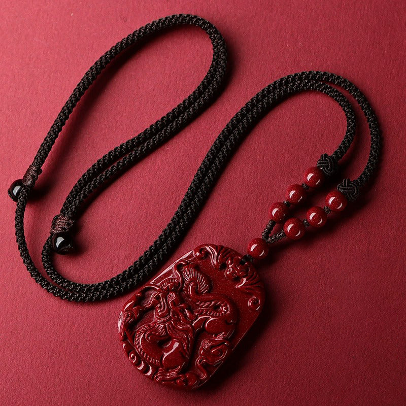 Hand-Carved Cinnabar Zodiac Pendants – Elegance, Protection, and Spiritual Meaning