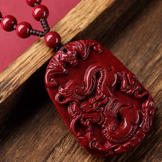 Hand-Carved Cinnabar Zodiac Pendants – Elegance, Protection, and Spiritual Meaning