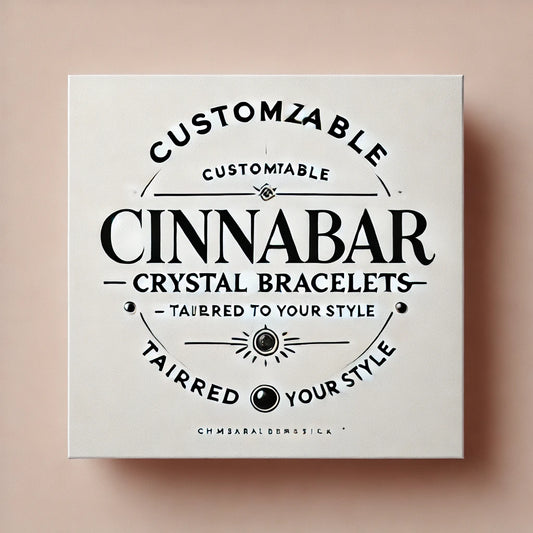 Customizable Cinnabar Crystal Bracelet – Personalized Elegance with Positive Energy