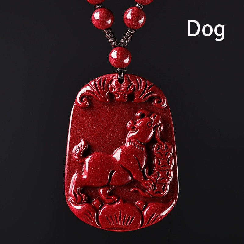 Hand-Carved Cinnabar Zodiac Pendants – Elegance, Protection, and Spiritual Meaning