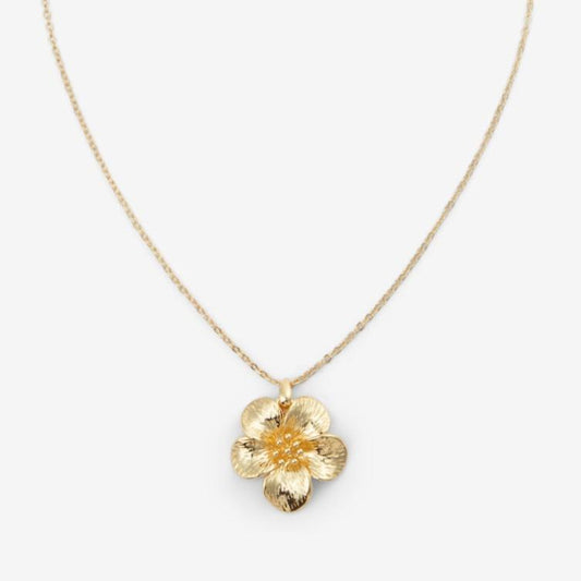 FLOWER NECKLACE Gold