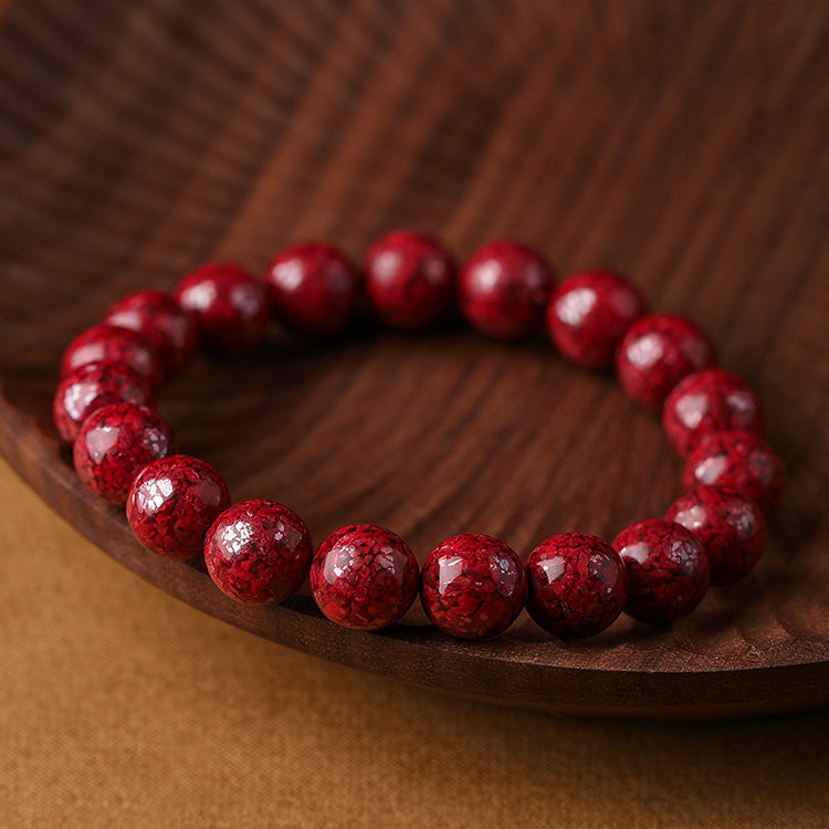 Minimalist Real Vintage Cinnabar Crystal Bracelet – High Purity, Maximum Energy